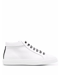 weiße hohe Sneakers aus Leder von Hide&Jack
