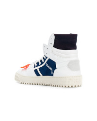 weiße hohe Sneakers aus Leder von Off-White