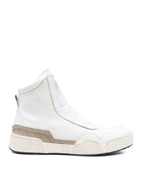 weiße hohe Sneakers aus Leder von Isabel Marant