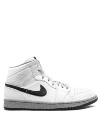 weiße hohe Sneakers aus Leder von Jordan