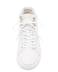 weiße hohe Sneakers aus Leder von Rag & Bone