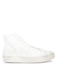 weiße hohe Sneakers aus Leder von Koio