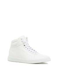 weiße hohe Sneakers aus Leder von Mulberry