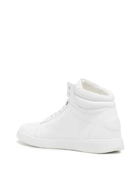 weiße hohe Sneakers aus Leder von Mulberry