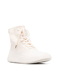 weiße hohe Sneakers aus Leder von Ambush