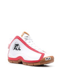 weiße hohe Sneakers aus Leder von Fila