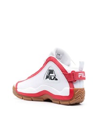 weiße hohe Sneakers aus Leder von Fila