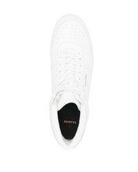 weiße hohe Sneakers aus Leder von Sandro