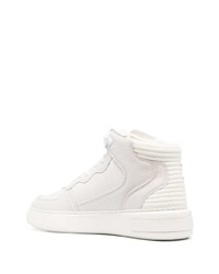 weiße hohe Sneakers aus Leder von Bally