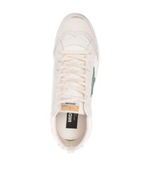 weiße hohe Sneakers aus Leder von Golden Goose