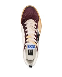 weiße hohe Sneakers aus Leder von Golden Goose