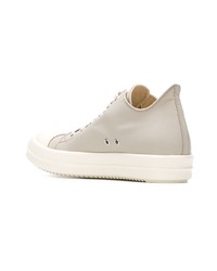 weiße hohe Sneakers aus Leder von Rick Owens DRKSHDW