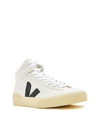 weiße hohe Sneakers aus Leder von Veja