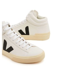 weiße hohe Sneakers aus Leder von Veja