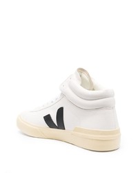 weiße hohe Sneakers aus Leder von Veja
