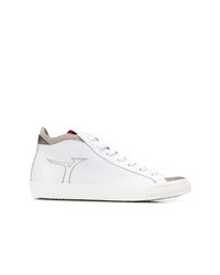 weiße hohe Sneakers aus Leder von Mizuno