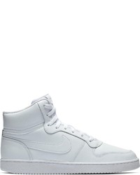 weiße hohe Sneakers aus Leder von Nike Sportswear