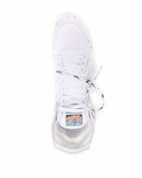 weiße hohe Sneakers aus Leder von Off-White