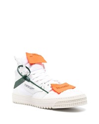 weiße hohe Sneakers aus Leder von Off-White