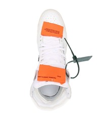 weiße hohe Sneakers aus Leder von Off-White