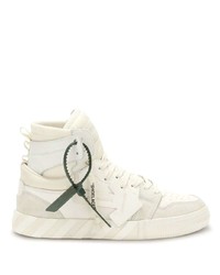 weiße hohe Sneakers aus Leder von Off-White