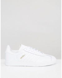 weiße hohe Sneakers aus Leder von adidas