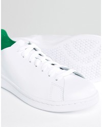 weiße hohe Sneakers aus Leder von adidas