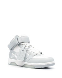 weiße hohe Sneakers aus Leder von Off-White