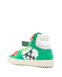 weiße hohe Sneakers aus Leder von Off-White