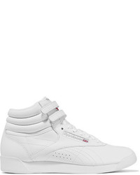 weiße hohe Sneakers aus Leder von Reebok