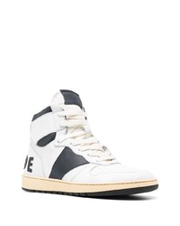 weiße hohe Sneakers aus Leder von Rhude