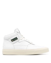 weiße hohe Sneakers aus Leder von Rhude