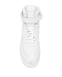 weiße hohe Sneakers aus Leder von 424