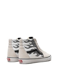 weiße hohe Sneakers aus Leder von Vans