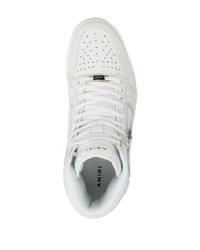 weiße hohe Sneakers aus Leder von Amiri