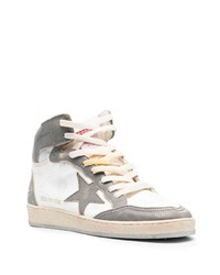 weiße hohe Sneakers aus Leder von Golden Goose