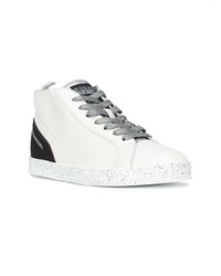 weiße hohe Sneakers aus Leder von Hogan Rebel