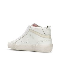 weiße hohe Sneakers aus Leder von Golden Goose Deluxe Brand