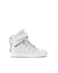 weiße hohe Sneakers aus Leder von Swear