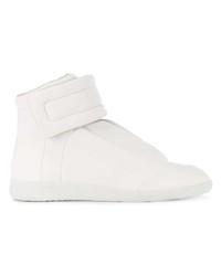 weiße hohe Sneakers aus Leder von Maison Margiela