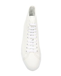 weiße hohe Sneakers aus Leder von Common Projects