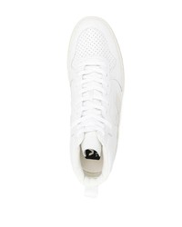 weiße hohe Sneakers aus Leder von Veja