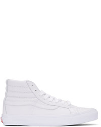 weiße hohe Sneakers aus Leder von Vans
