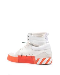 weiße hohe Sneakers aus Leder von Off-White