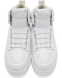 weiße hohe Sneakers aus Leder von 3.1 Phillip Lim