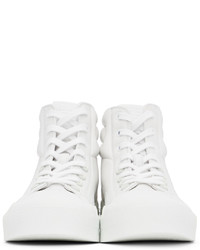 weiße hohe Sneakers aus Leder von Givenchy