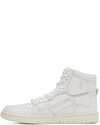 weiße hohe Sneakers aus Leder von Amiri