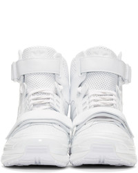 weiße hohe Sneakers aus Leder von Juun.J