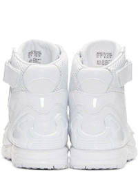 weiße hohe Sneakers aus Leder von Juun.J
