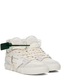 weiße hohe Sneakers aus Leder von Off-White